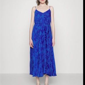 Banana Republic Petite Pleated Midi Dress